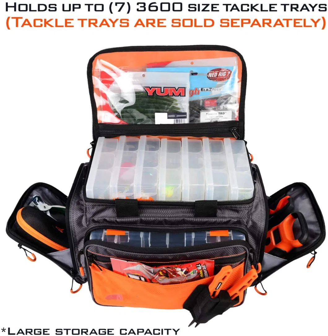 Custom Fishing Tackle Storage Bags Gear Bag Waterproof Fish Food Storage Organizer Carrier Bag Tool Tackle Box Bag Gift Accessories Outdoor Backpack