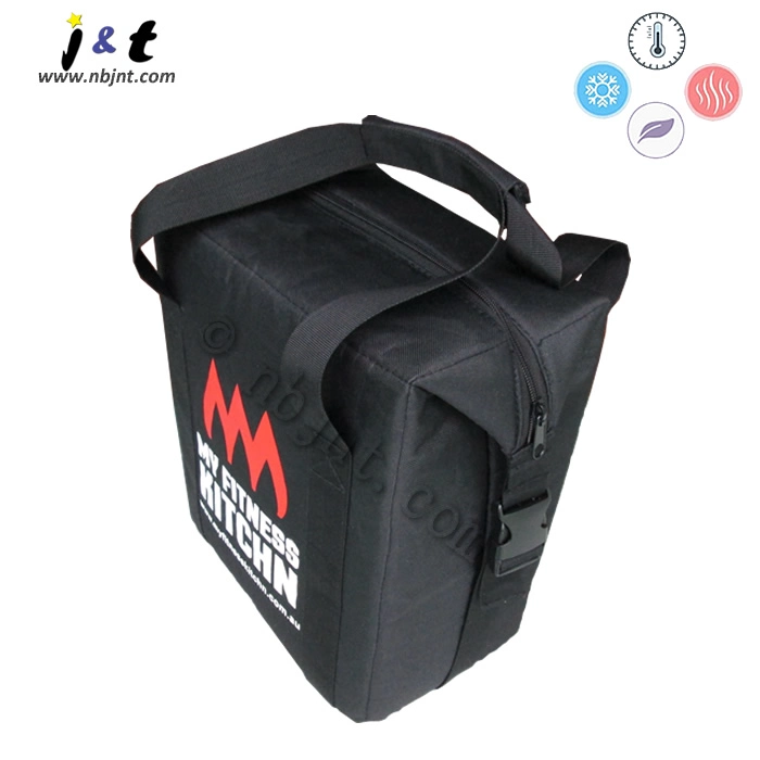 Custom Make Heavy-Duty Thermal Insulated Leak-Proof Food Meal Cooler Organizer Pizza Delivery Tote Bag