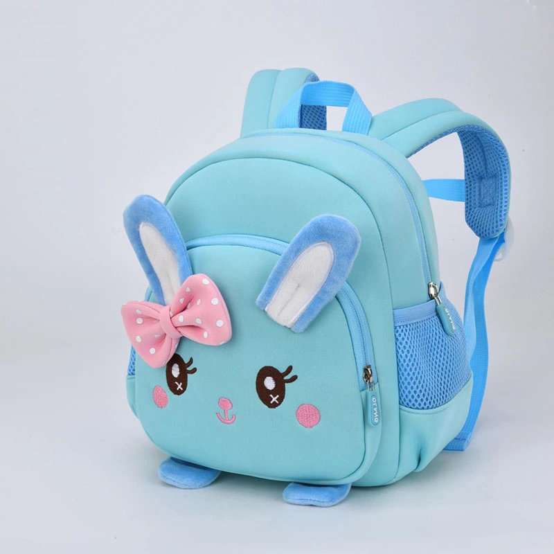 2022 Newest Style Bunny Backpack 2-5 Years Old Prevent Lost School Bags for Baby Girl