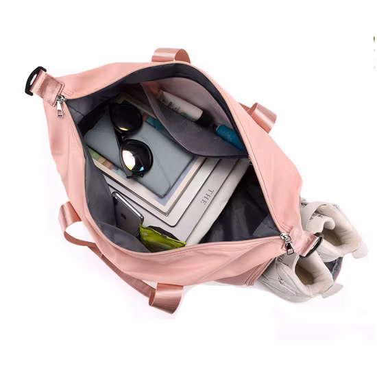 トレーニングフィットネスバッグ短期旅行ポータブルトラベルハンドバッグスポーツジムバッグ女性用